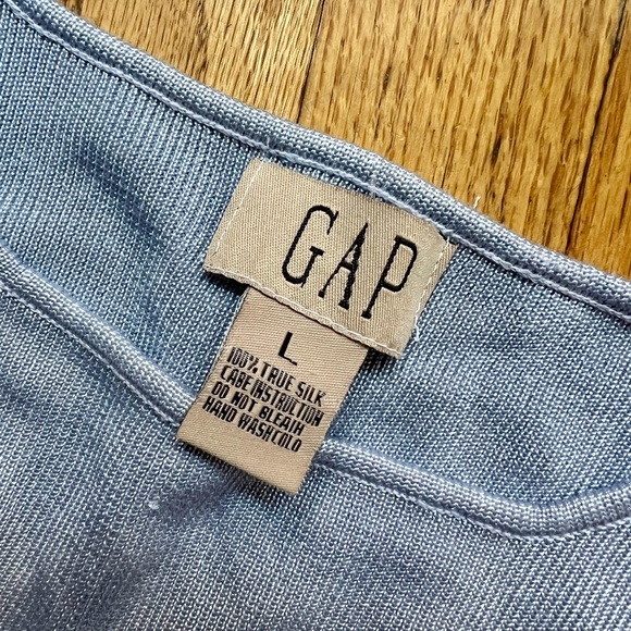 Vintage 90s GAP silk knit top - Picture 4 of 4